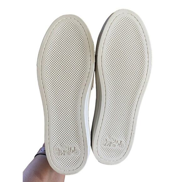 Coach CitySole Patchwork Red Star Patch Black Leather Sneaker Women's 5B Low Top - Picture 8 of 9